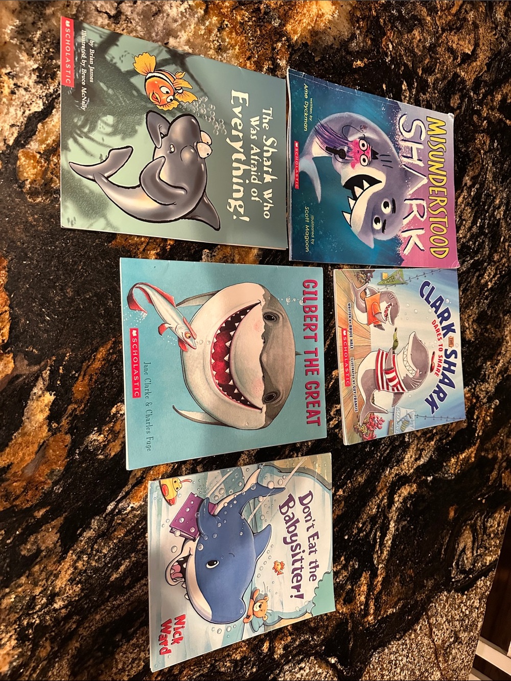 Kids shark book lot scholastic